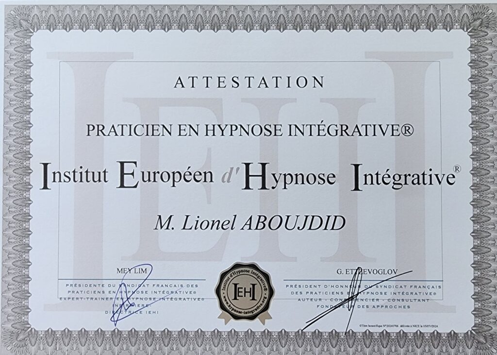 Certificat intitulé